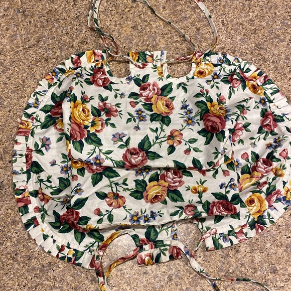 Longaberger Cake Basket Fabric Garden Splendor Floral Liner USED - Picture 11 of 17